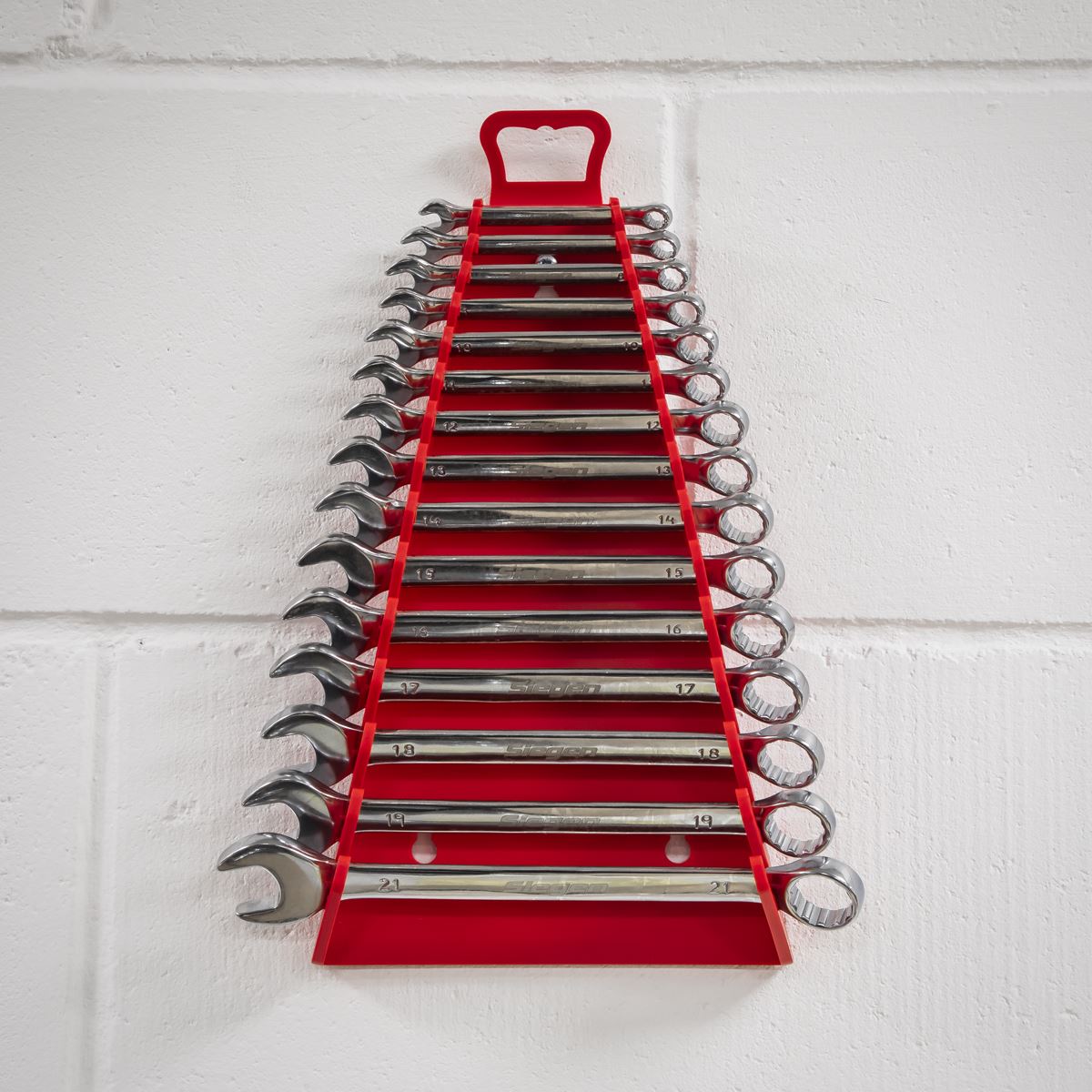 Sealey WR09 Reverse Spanner Rack Capacity 15 Spanners