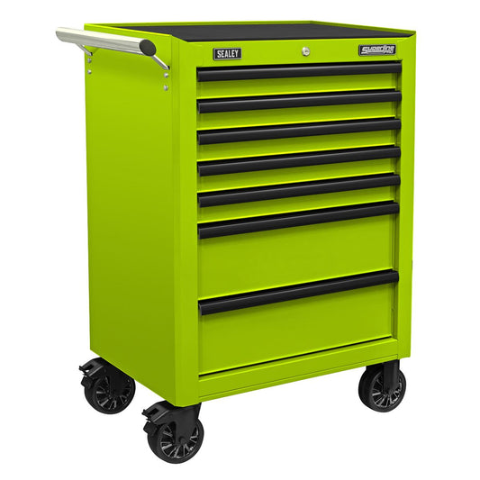 Sealey AP26479THV Rollcab 7 Drawer with Ball-Bearing Slides - Green/Black