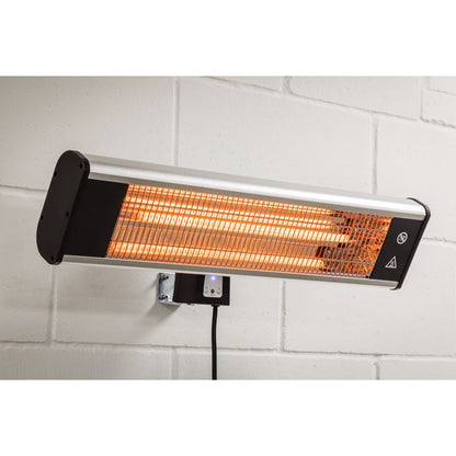 Sealey IWMH1809R High Efficiency Carbon Fibre Infrared Wall Heater 1800W/230V