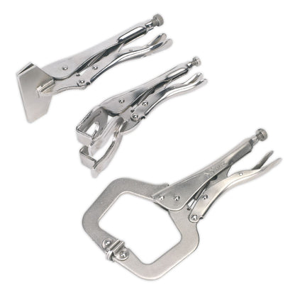 Sealey AK67 'C' Clamp & Welding Clamp Set 3pc