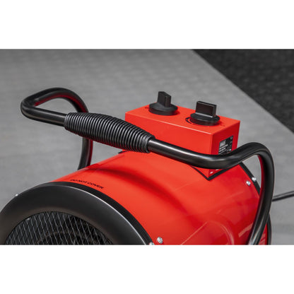 Sealey EH3001 Industrial Fan Heater 3kW 2 Heat Settings 230v 16a