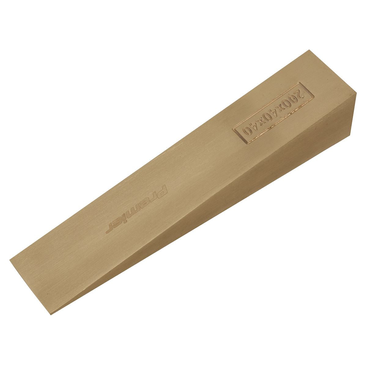 Sealey NS122 Wedge 200 x 40 x 40mm - Non-Sparking