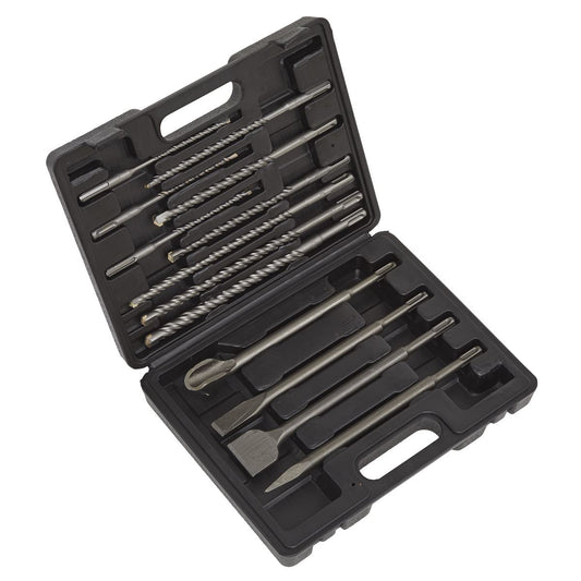 Sealey WDCS SDS Plus Drill Bit & Chisel Set 13pc