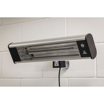 Sealey IWMH1809R High Efficiency Carbon Fibre Infrared Wall Heater 1800W/230V