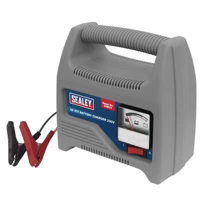 Sealey DSBC4 Battery Charger 12V 4A 230V