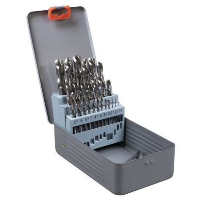 Sealey AK8191 Left-Hand Spiral Drill Bit Set 25pc