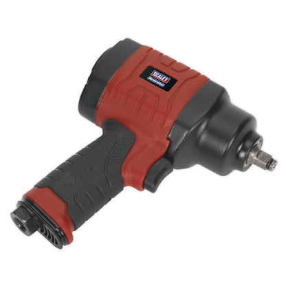 Sealey GSA6000 Composite Air Impact Wrench 3/8"Sq Drive - Twin Hammer