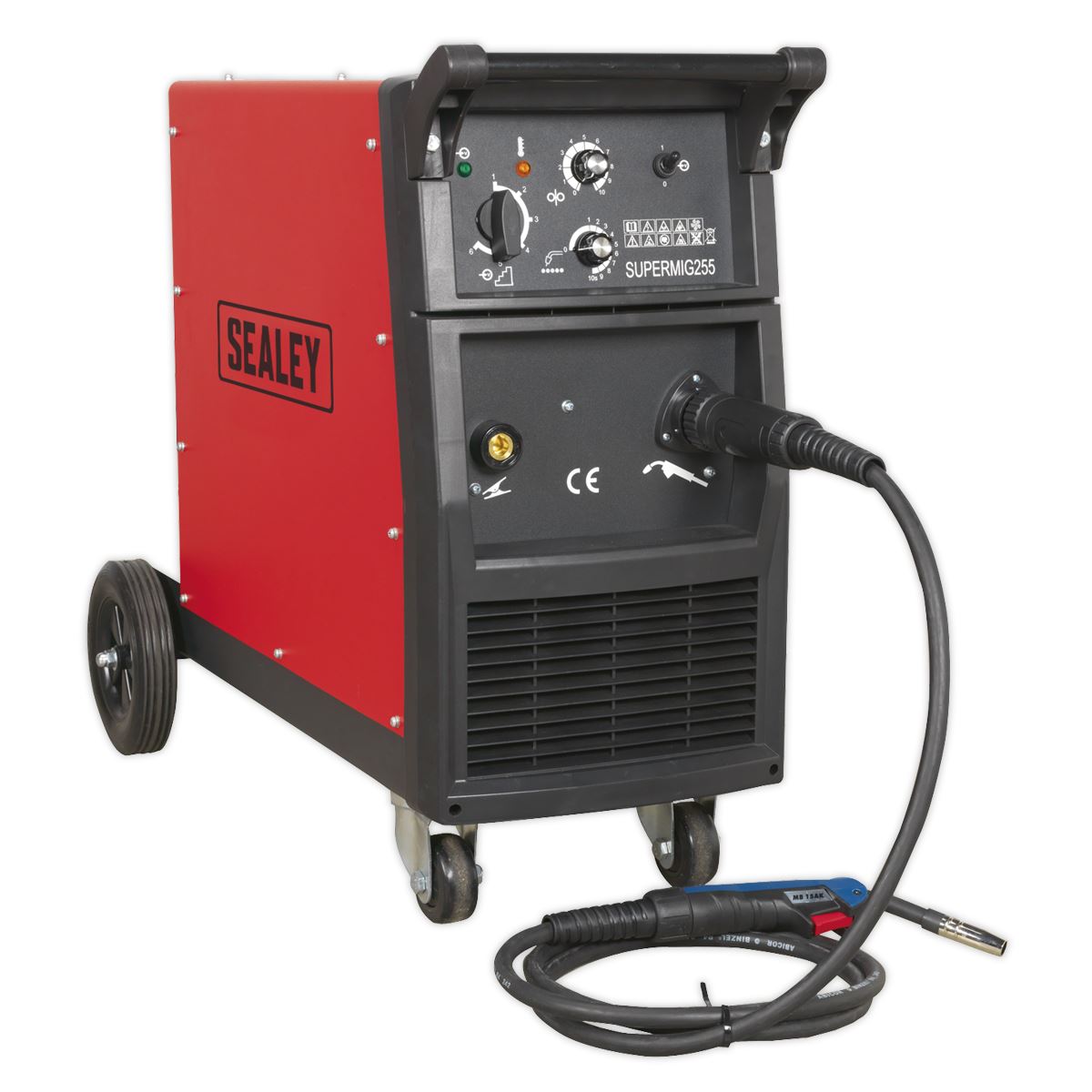 Sealey SUPERMIG255 Professional MIG Welder 250A 230V with Binzel® Euro Torch