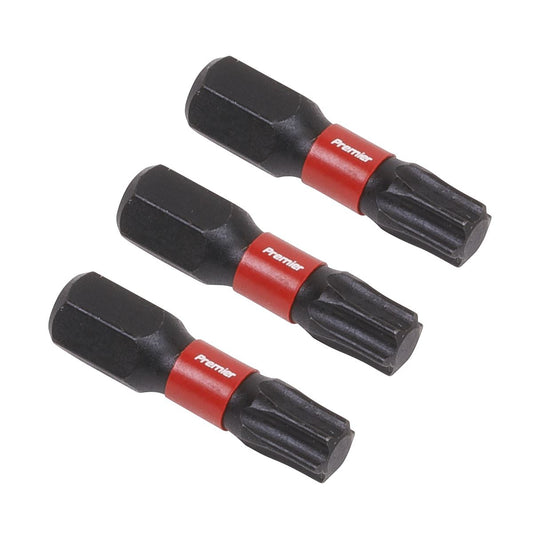 Sealey AK8220 TRX-Star* T30 Impact Power Tool Bits 25mm - 3pc