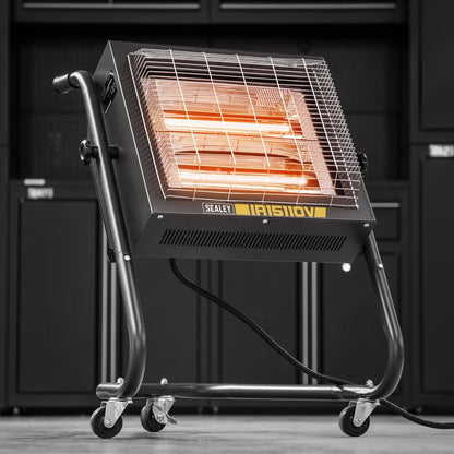 Sealey IR15110V Infrared Heater 1.2/2.4kW 110V-McCormickTools