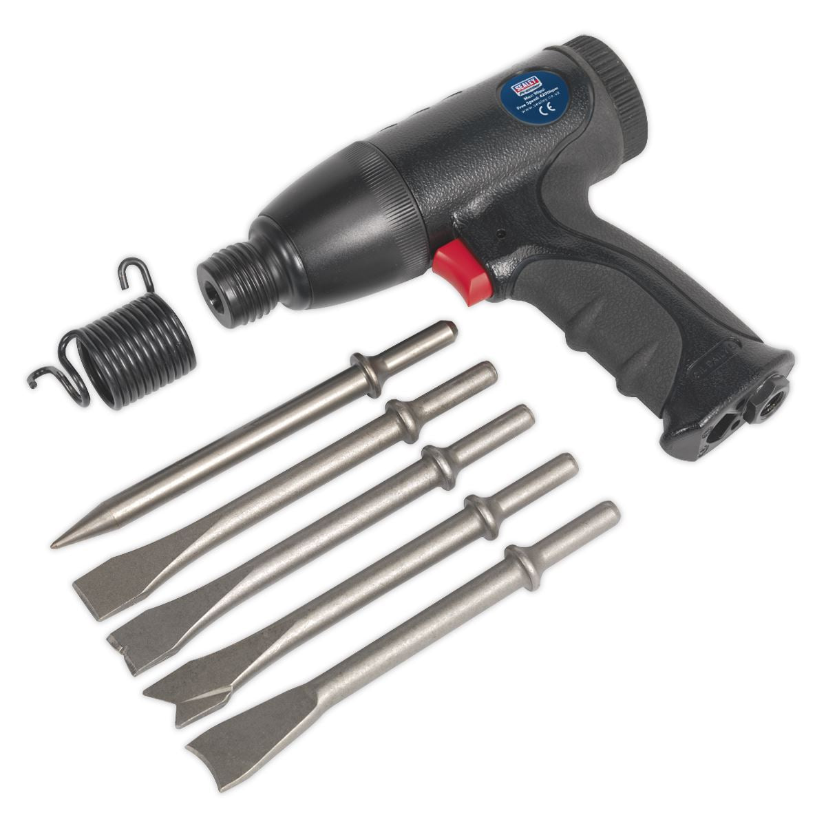 Sealey SA613 Air Hammer Kit Composite Premier - Medium Stroke