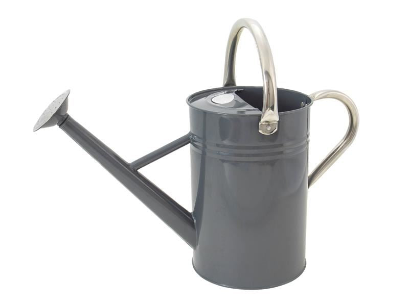 Kent & Stowe Metal Watering Can Cool Grey 4.5 Litre