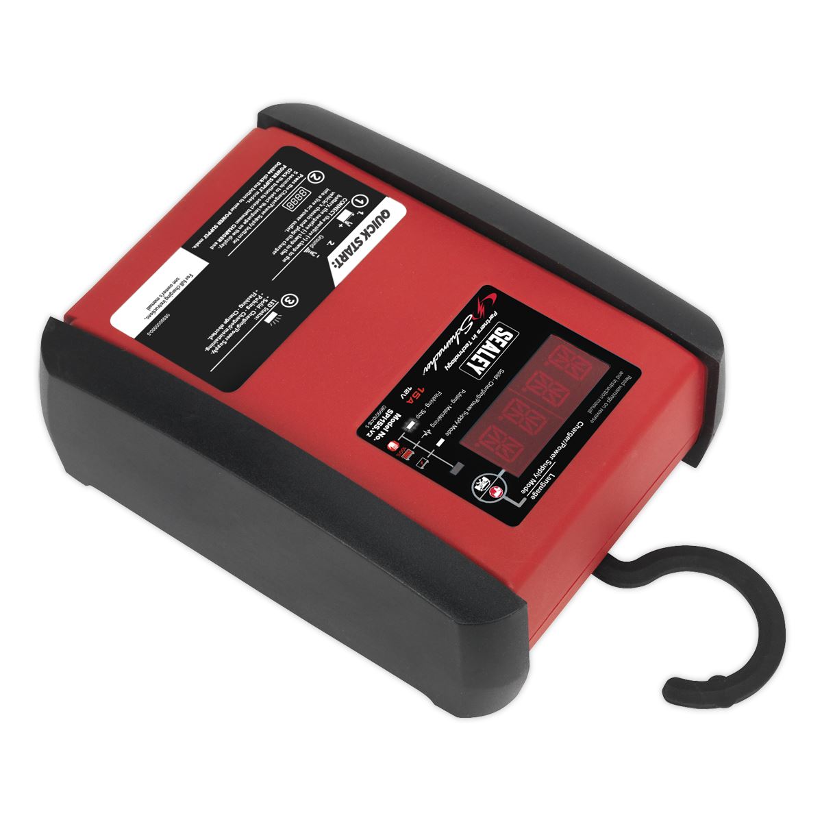 Sealey SPI15S Intelligent Speed Charge Battery Charger/Maintainer 15A 12V