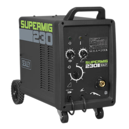 Sealey SUPERMIG230 Professional MIG Welder 230A 230V with Binzel® Euro Torch