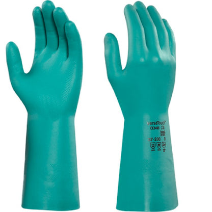 Ansell 37 - 200 Light Green Nitrile Rubber Gloves - McCormickTools