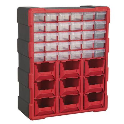 Sealey APDC39R Cabinet Box 39 Drawer - Red/Black