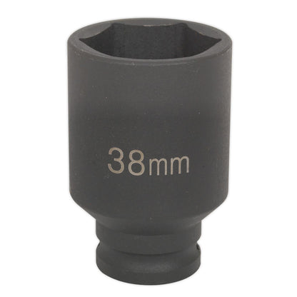 Sealey SX001 Impact Socket 38mm Deep 1/2"Sq Drive