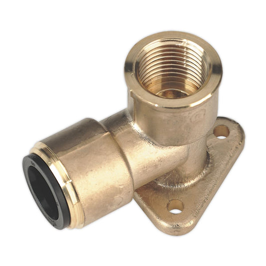 Sealey CAS22BWE Wingback Elbow 22mm x 3/4"BSP Brass (John Guest Speedfit® - PM22WB)