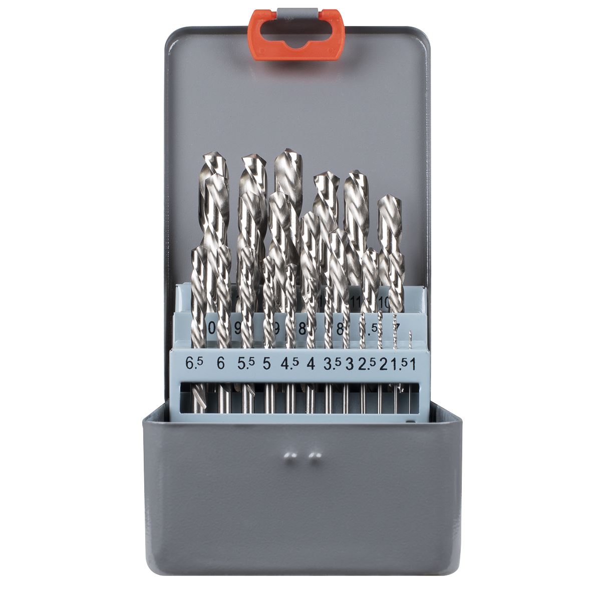 Sealey AK8191 Left-Hand Spiral Drill Bit Set 25pc