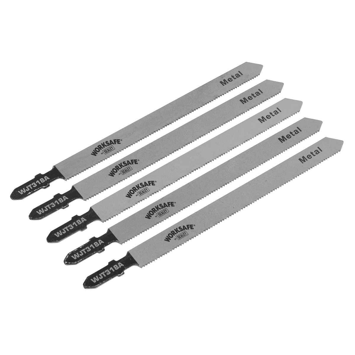 Sealey WJT318A Jigsaw Blade Metal 105mm 21tpi - Pack of 5