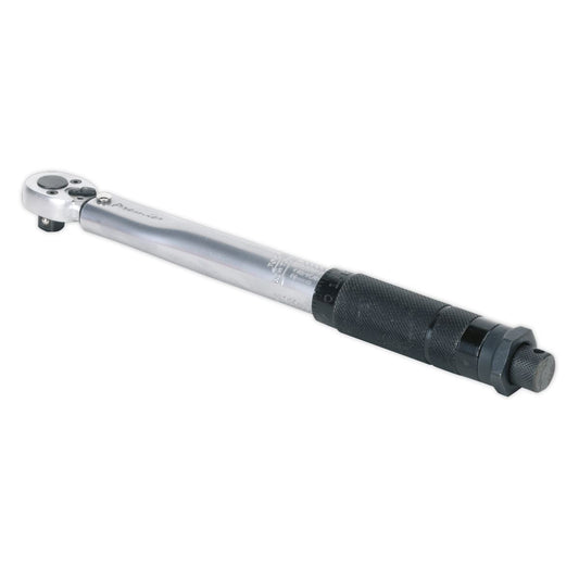 Sealey STW1012 Torque Wrench Micrometer Style 3/8"Sq Drive 2 - 24Nm(1.47 - 17.70lb.ft) - Calibrated