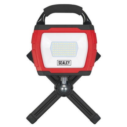 Sealey LED360FR Rechargeable 360° Floodlight 36W SMD LED Portable Red Lithium-ion