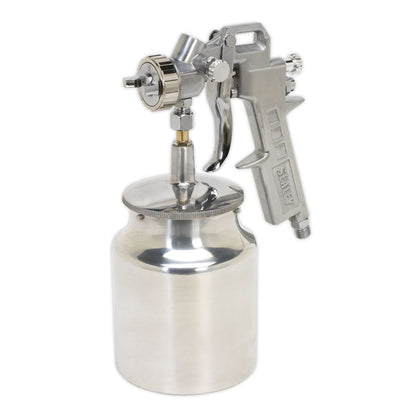 Sealey SSG2 Spray Gun Suction Feed General-Purpose - 1.5mm Set-Up