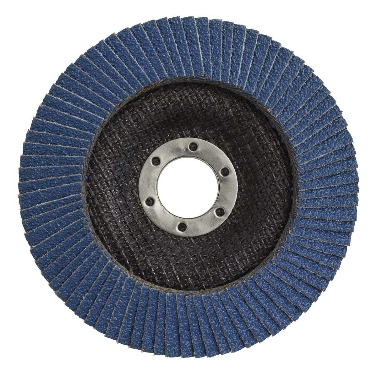 Sealey FD12540 Flap Disc Zirconium Ø125mm Ø22mm Bore 40Grit