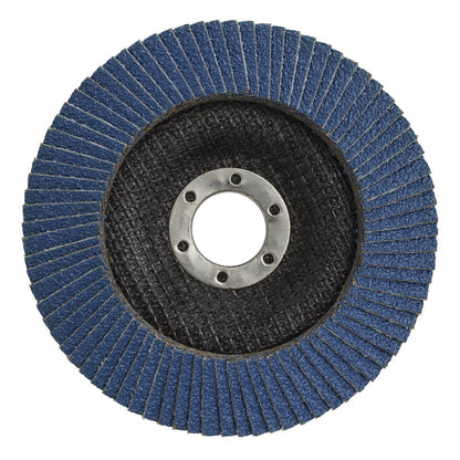 Sealey FD12540 Flap Disc Zirconium Ø125mm Ø22mm Bore 40Grit