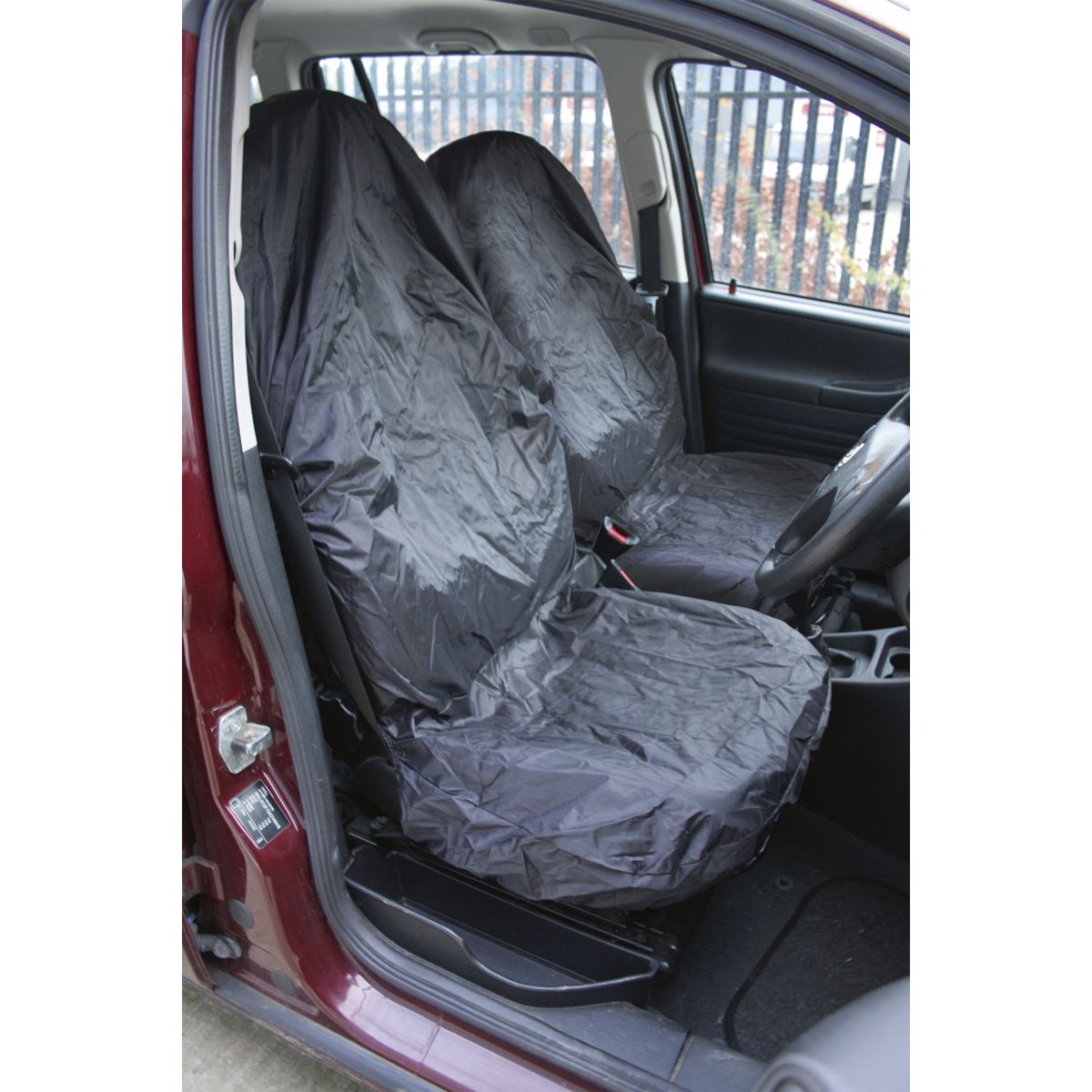 Sealey CSC6 Front Seat Protector Set 2pc Heavy-Duty