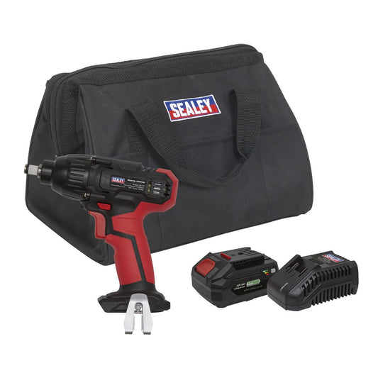 Sealey CP20VIWKIT1 Impact Wrench Kit 1/2"Sq Drive 230Nm 20V 4Ah SV20 Series