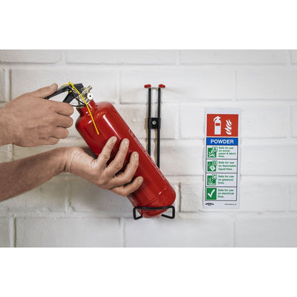 Sealey SDPE01 Fire Extinguisher 1kg Dry Powder