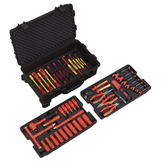 Sealey AK7939 1000V Insulated Tool Kit 1/2"Sq Drive 49pc