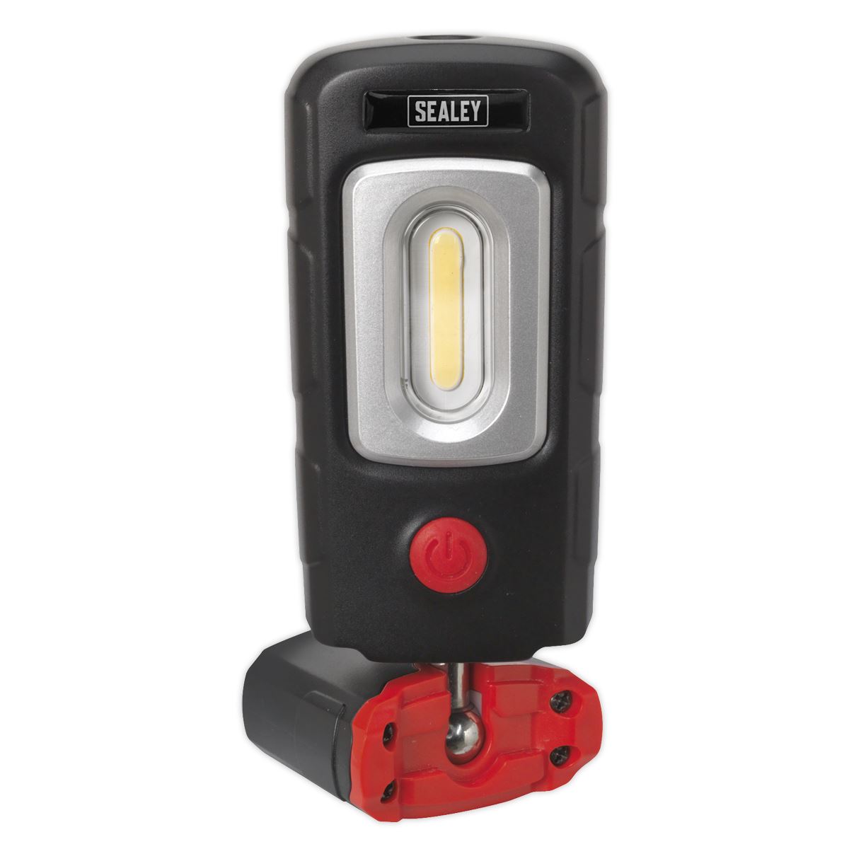 Sealey LED3601 Rechargeable 360° Inspection Light 3W COB & 1W SMD LED Black Lithium-Polymer