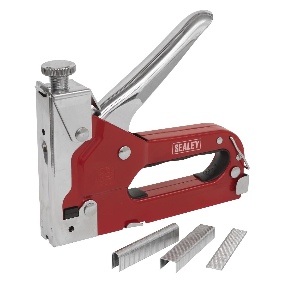 Sealey AK7061 Staple & Brad Nail Gun Heavy-Duty 4-14mm