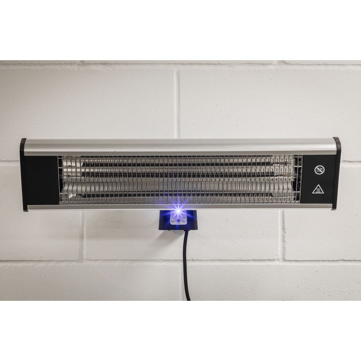 Sealey IWMH1809R High Efficiency Carbon Fibre Infrared Wall Heater 1800W/230V