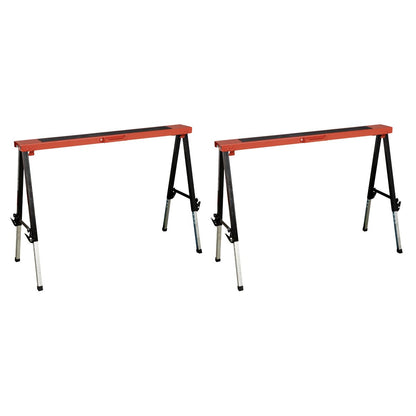 Sealey FTAL12 Fold Down Trestle with Adjustable Legs - Pair