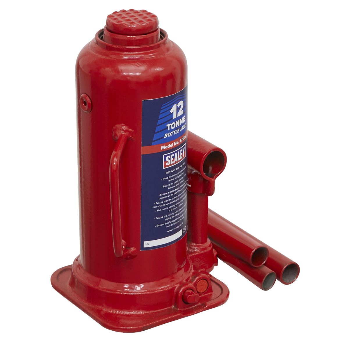 Sealey SJ12 Bottle Jack 12 Tonne-McCormickTools