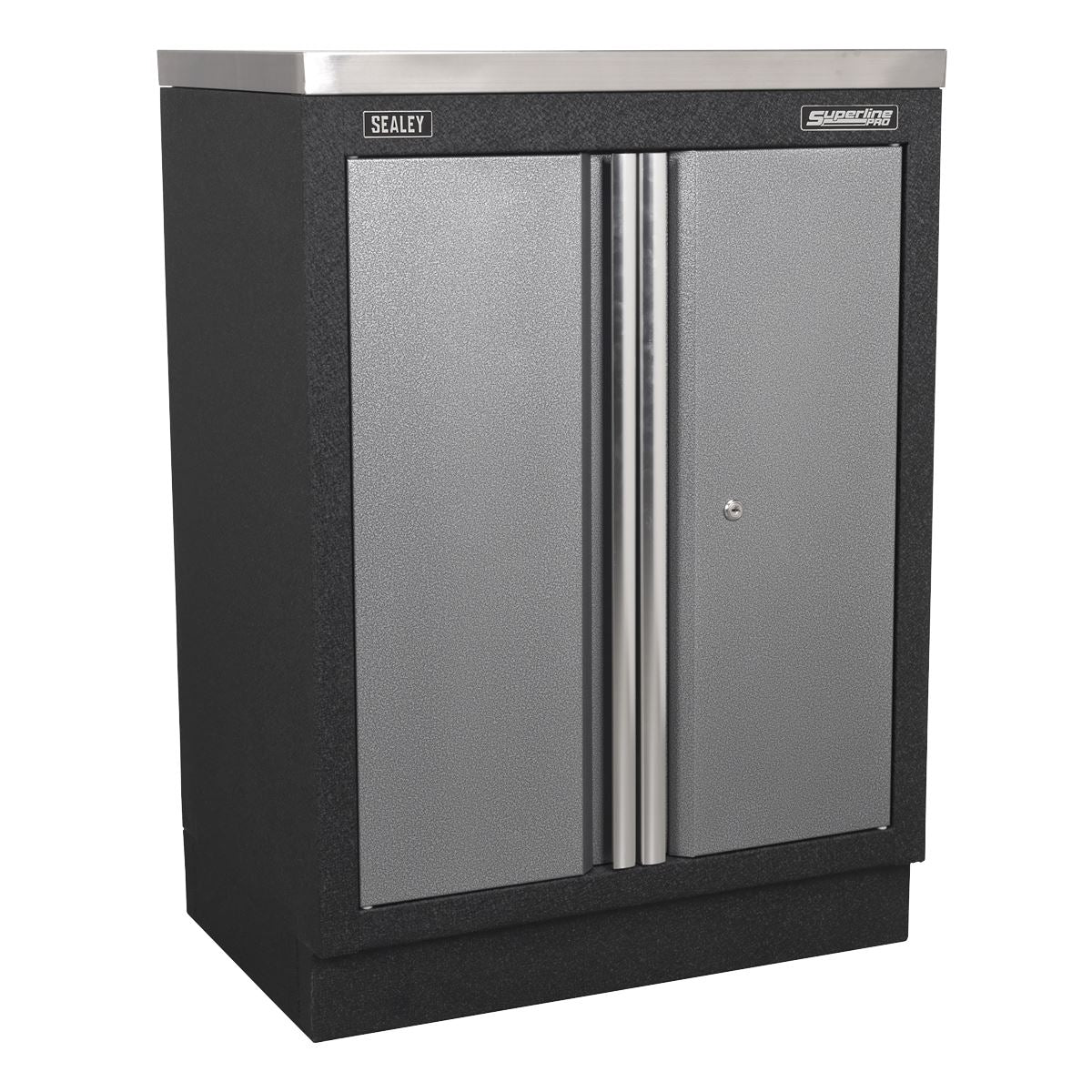 Sealey APMSSTACK16SS Superline PRO® 4.9m Storage System - Stainless Steel Worktop