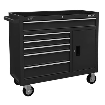 Sealey AP4106B Rollcab 6 Drawer with Ball Bearing Slides - Black