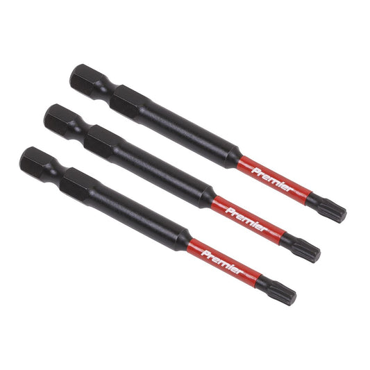 Sealey AK8267 TRX-Star* T20 Impact Power Tool Bits 75mm - 3pc