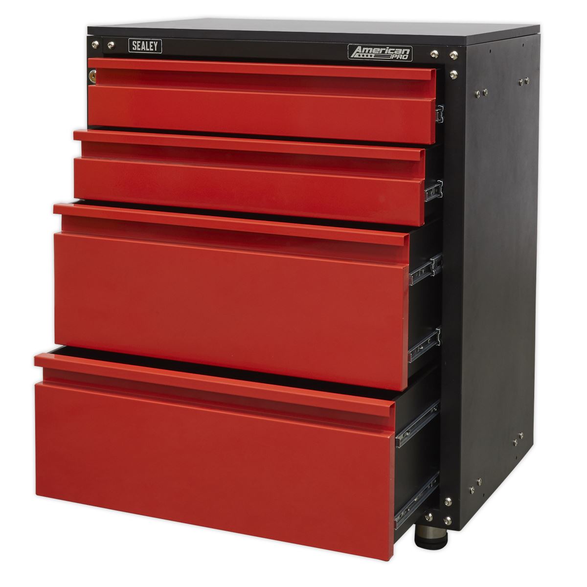 Sealey APMS84 Modular 4 Drawer Cabinet with Worktop 665mm