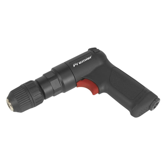 Sealey SA620 Air Pistol Drill Ø10mm with Keyless Chuck Composite Reversible - Premier