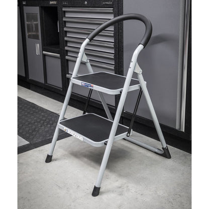 Sealey ASL2 Step Stool 2-Tread 150kg Capacity EN14183