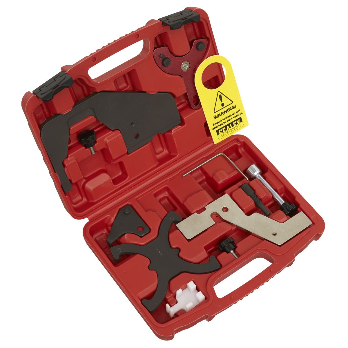 Sealey VSE6160 Petrol Engine Timing Tool Kit - for Ford Volvo Mazda 1.5 1.6 2.0 - Belt/Chain Drive