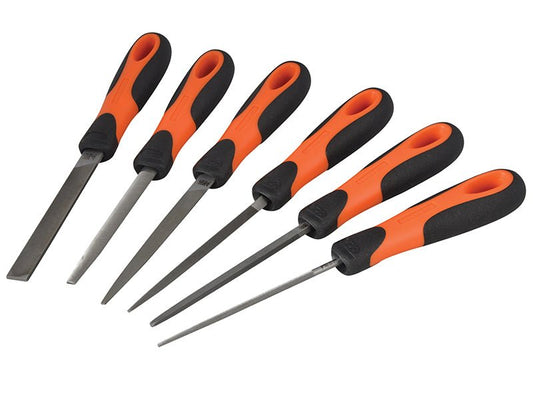 Bahco 1 - 476 ERGO File Set 6 Piece 100mm 4in BAH47604 - McCormickTools