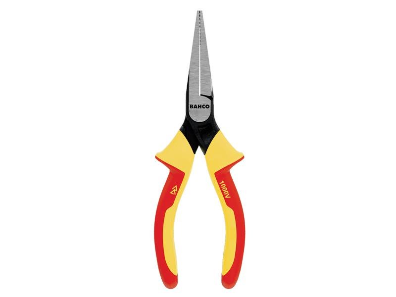 Bahco 2421S ERGO Insulated Flat Nose Pliers 180mm 7in BAH2421S180 - McCormickTools