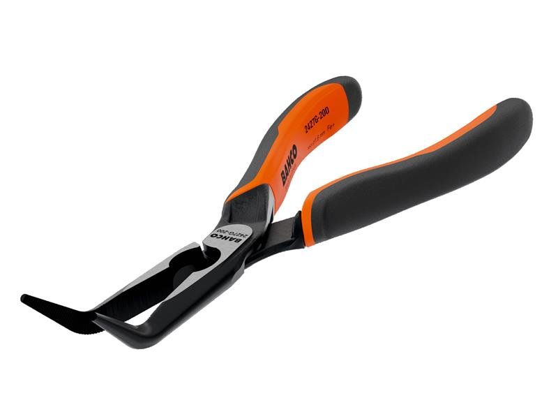 Bahco 2427G ERGO Bent Snipe Nose Pliers 160mm 6.1/4in BAH2427G160 - McCormickTools