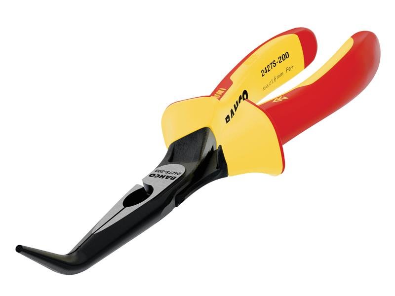 Bahco 2427S ERGO Insulated 45° Bent Nose Pliers 200mm 8in BAH2427S200 - McCormickTools