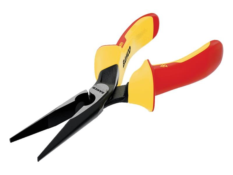 Bahco 2430S ERGO Insulated Long Nose Pliers 140mm 5.1/2in BAH2430S140 - McCormickTools